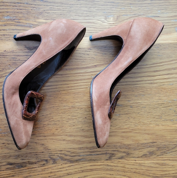 Petra Firenze size 6 brown heels - Picture 2 of 6
